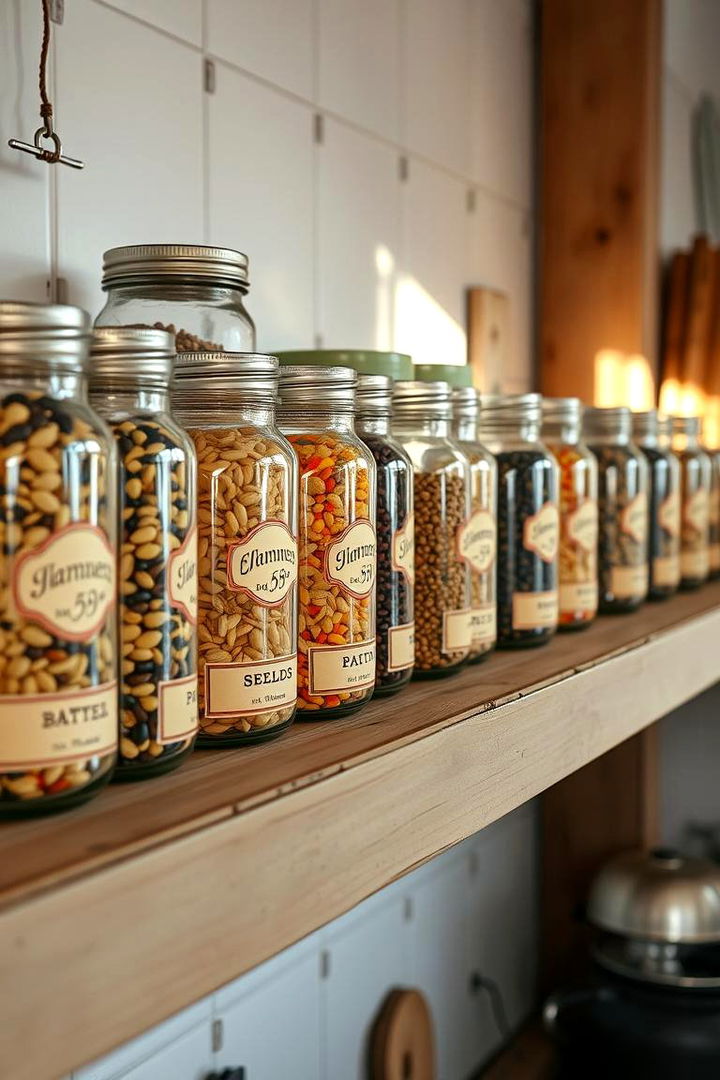 Mason Jar Magic - Seed Storage Ideas to Organize Your Gardening Supplies