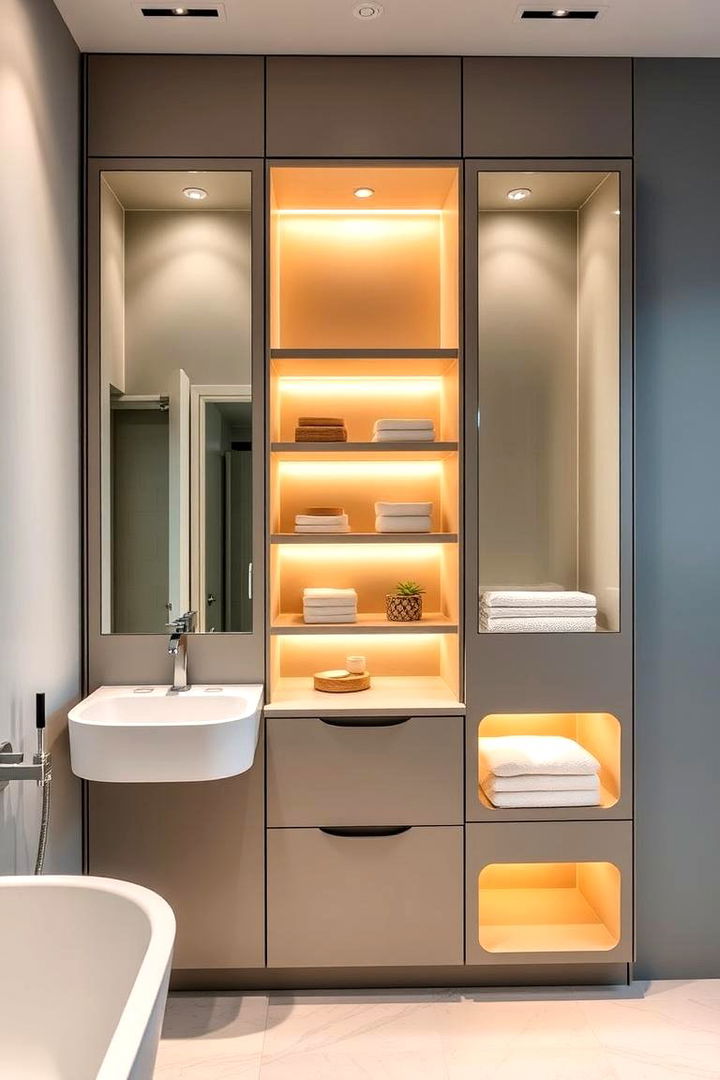 Maximized Storage Solutions - Ensuite Design Ideas for Small Bathrooms | Space-Saving Tips