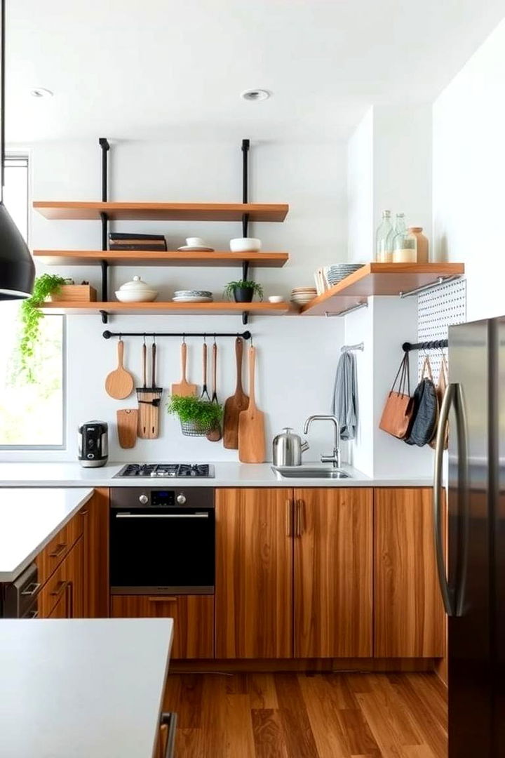 Maximized Vertical Storage - Space-Saving One Wall Kitchen Layouts & Designs