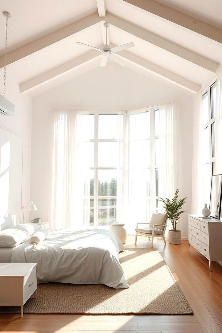 Maximizing Natural Light - Stunning Small White Bedroom Designs for Cozy Spaces