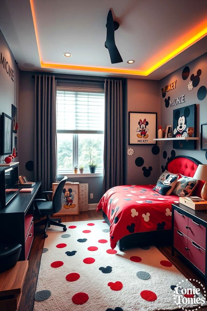 Mickey Mouse Magic - Enchanting Disney Bedroom Ideas for Themed Spaces