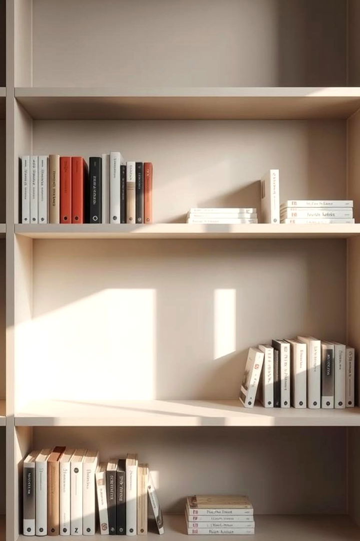 Minimalist Book Display - Bookshelf Decor Ideas to Refresh Your Living Space