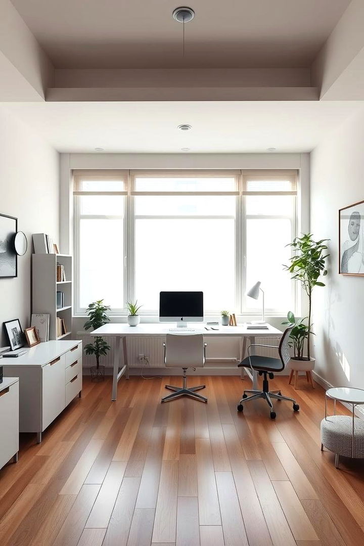 Minimalist Design Elegance - Home Office Decor Tips to Boost Productivity and Style