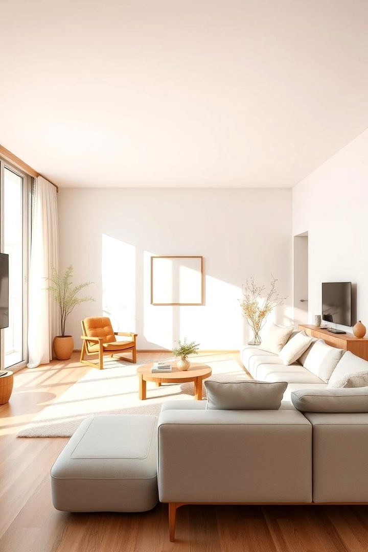 Minimalist Design and Declutter - Japanese Style Living Room Ideas for Serene Spaces