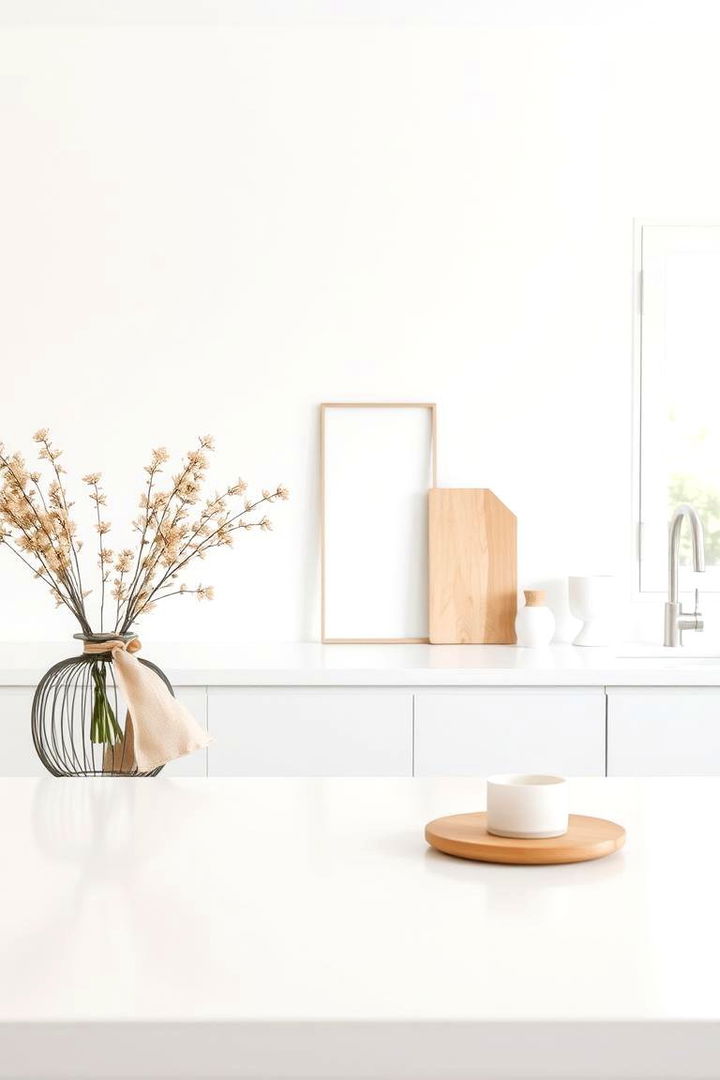 Minimalist Elegance - Creative Kitchen Counter Decor Ideas to Refresh Your Space