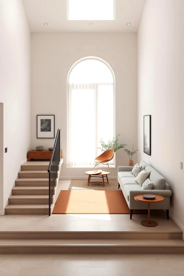Minimalist Elegance - Stair Landing Ideas: Maximize Space with Creative Designs