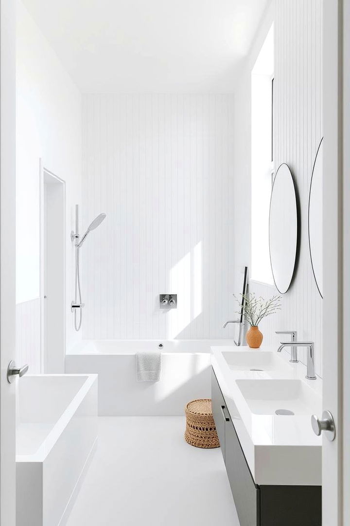 Minimalist Layout and Clean Lines - Scandinavian Bathroom Ideas for Spa-Like Minimalism