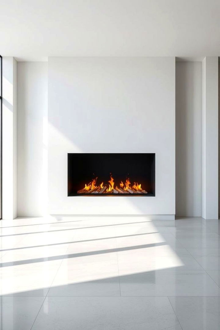 Minimalist Linear Fireplace - Mid-century Modern Fireplace Ideas for Cozy Living