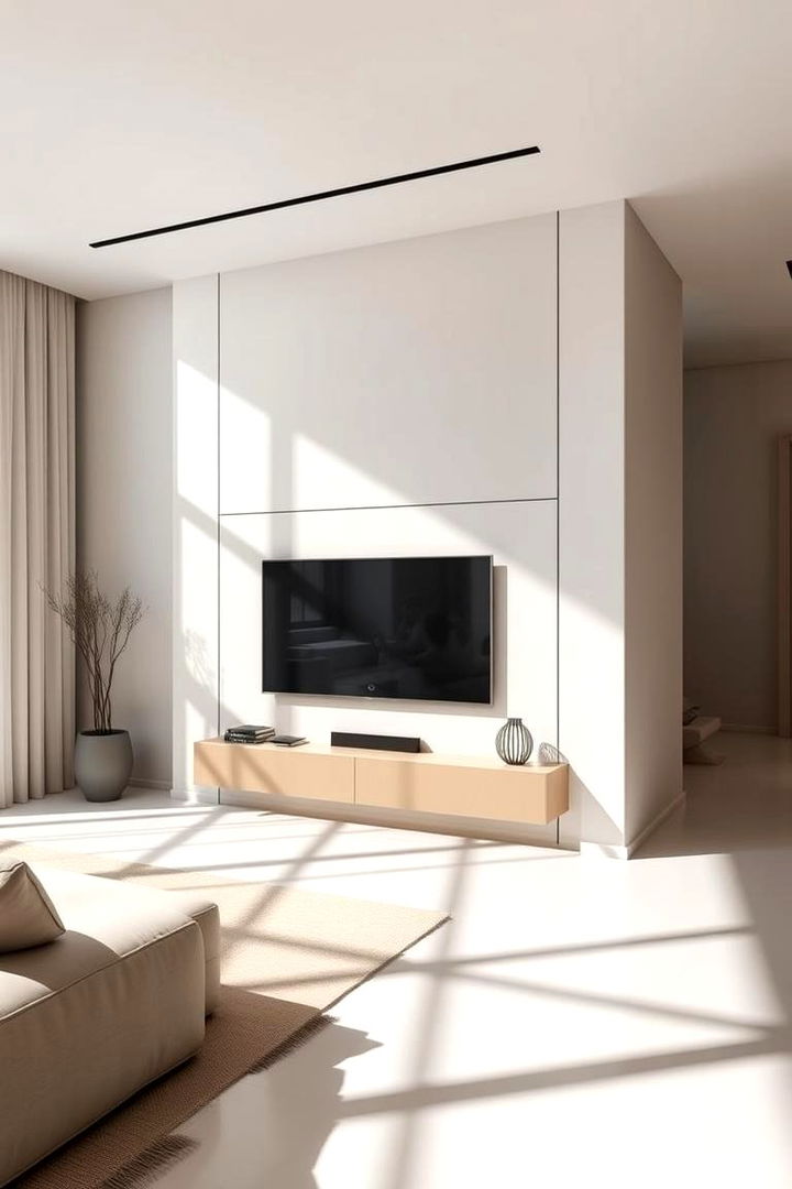 Minimalist Modern Media Walls - Media Wall Ideas to Elevate Your Entertainment Space Design