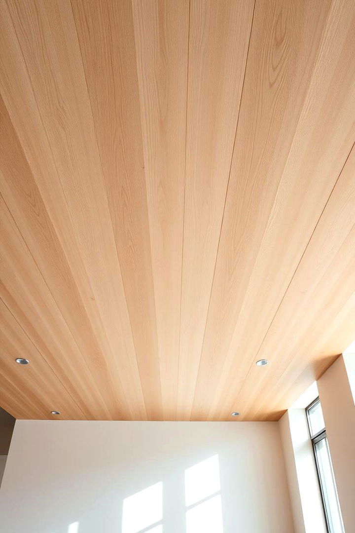 Minimalist Plywood Panel Design - Plywood Ceiling Ideas for Modern Budget-Friendly Designs