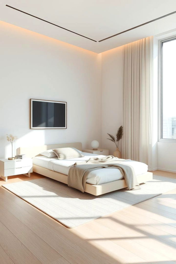 Minimalist Retreat for Serene Living - Soothing Relaxing Bedroom Ideas for Ultimate Comfort