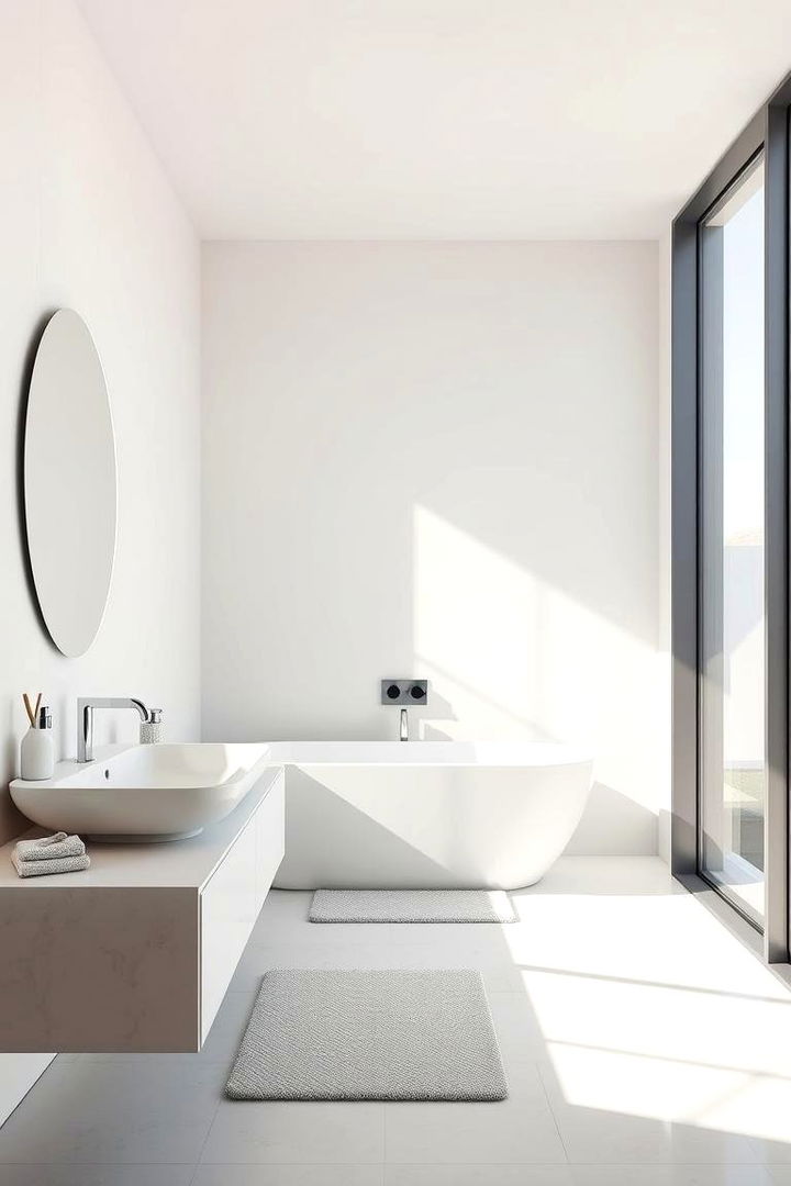 Minimalist Serenity - Aesthetic Bathroom Ideas for Visually Stunning Spaces