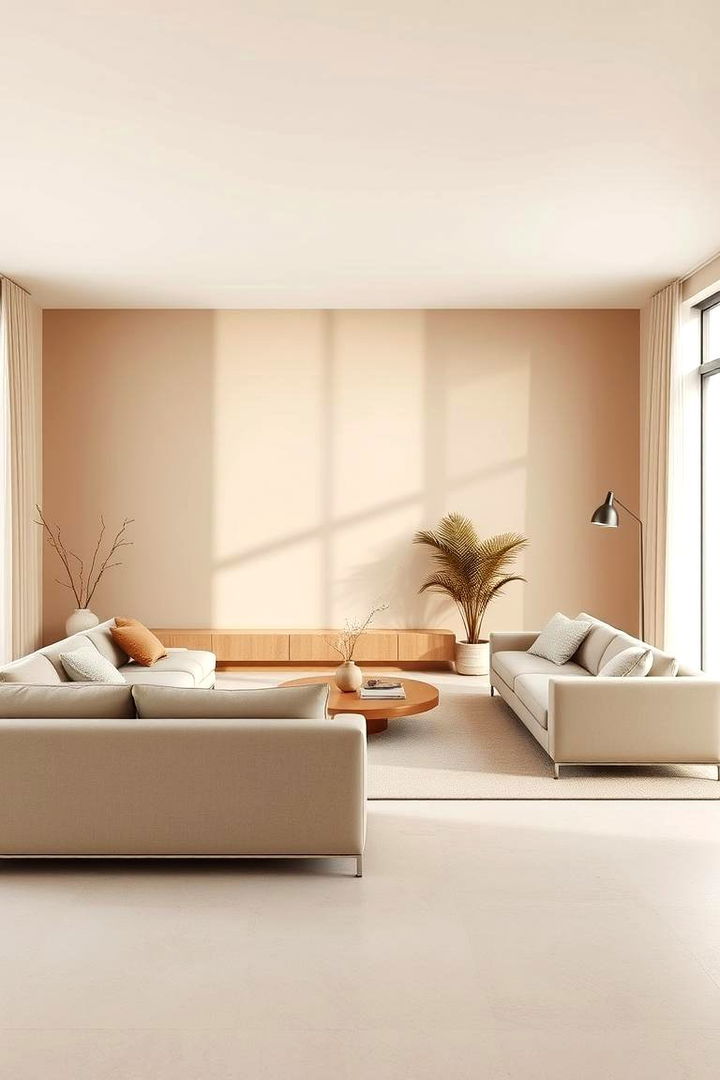 Minimalist Tan Haven - Warm & Inviting Tan Living Room Decor Ideas for Your Home