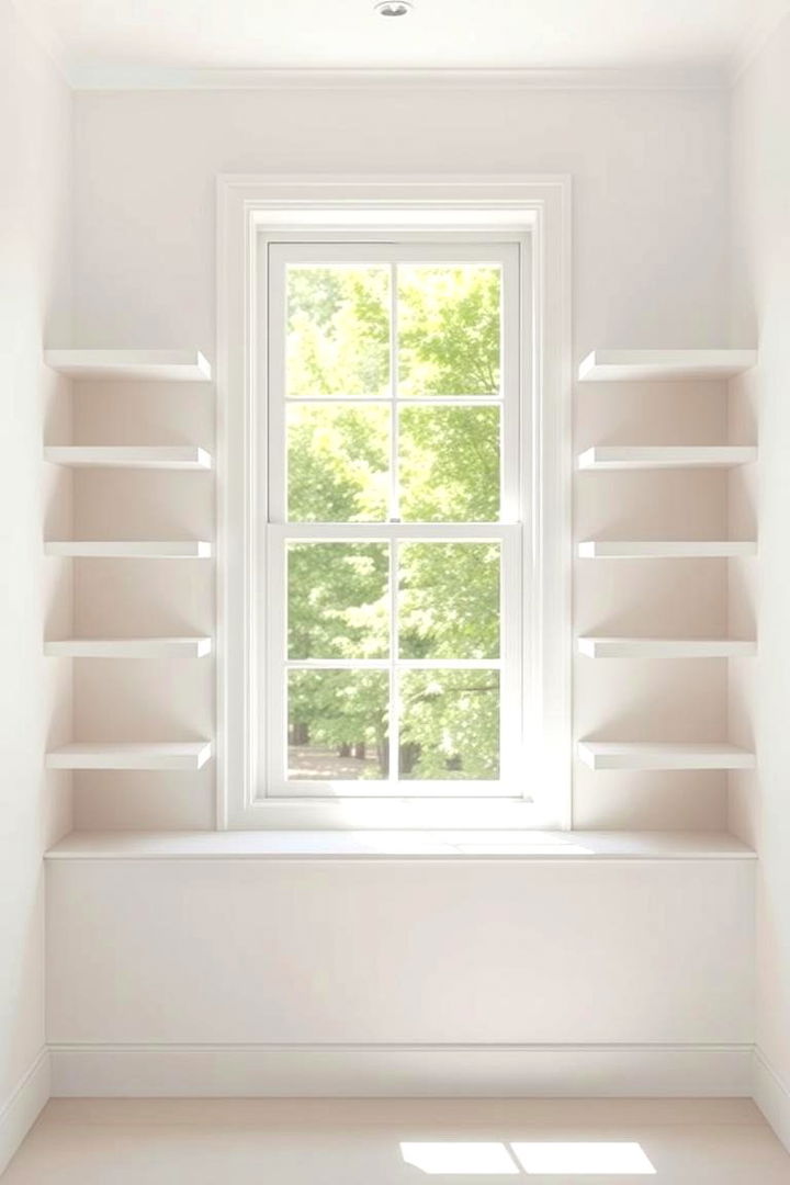 Minimalist Window Nook Bookcase Design - Bookcases Around Window Design Ideas for Stylish Homes