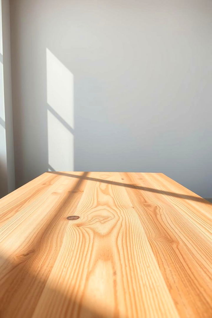 Minimalist Wooden Table Design - Stylish Table Design Ideas for Modern Living Spaces