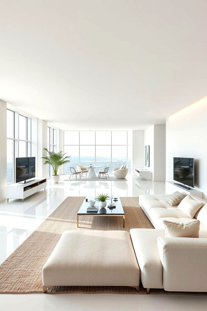 Modern Minimalist Aesthetic - Penthouse Design Ideas for Sleek and Urban Luxury Living