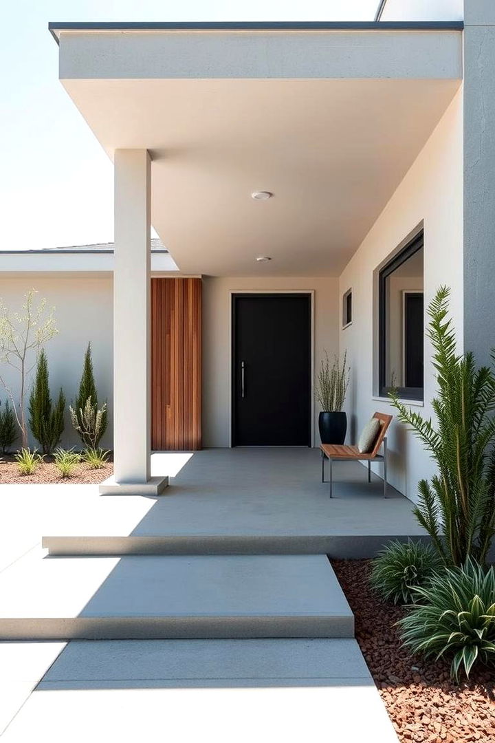Modern Minimalist Design - Modern Front Porch Ideas to Boost Curb Appeal