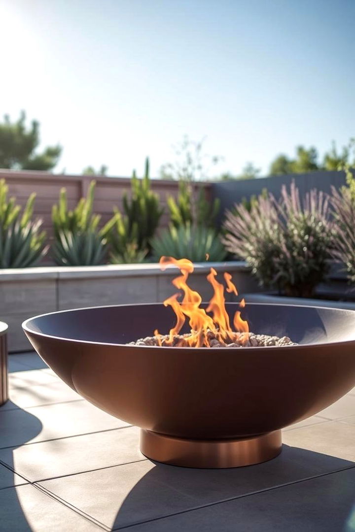 Modern Minimalist Design - Metal Fire Pit Ideas for Modern Outdoor Gatherings