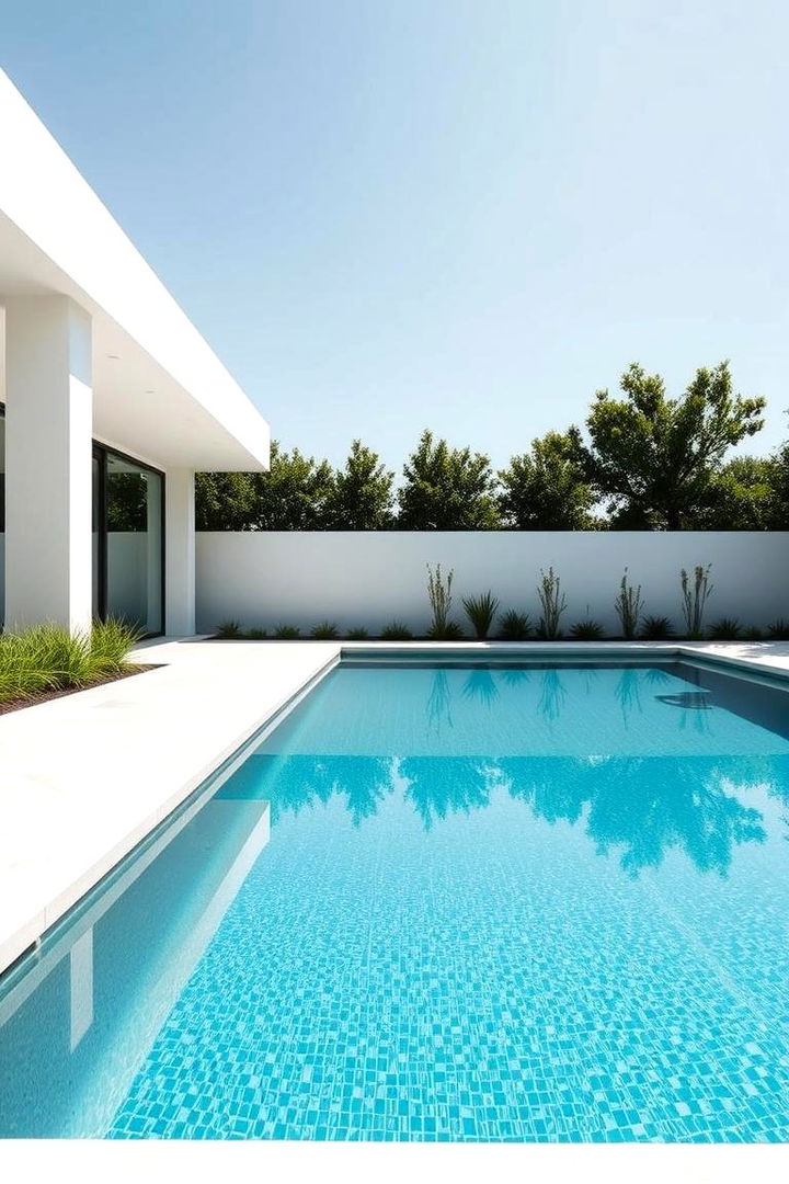 Modern Minimalist Design - Semi Inground Pool Ideas for Budget-Friendly Designs
