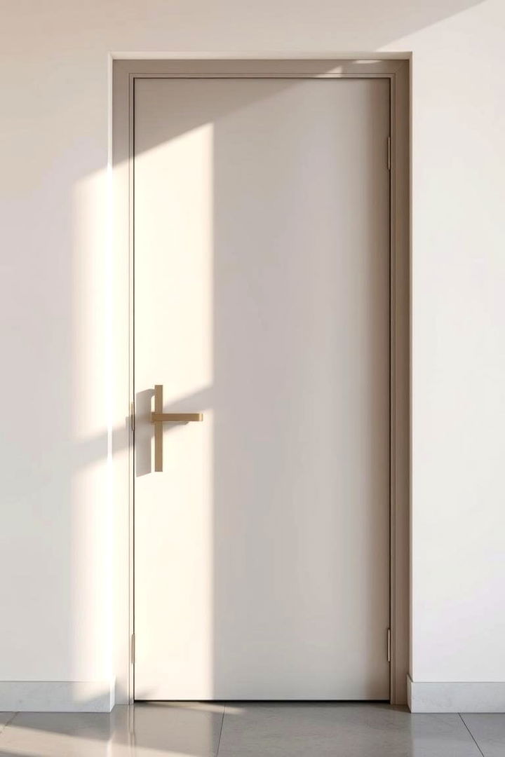 Modern Minimalist Door - Bold Door Painting Ideas to Refresh Your Home's Entry