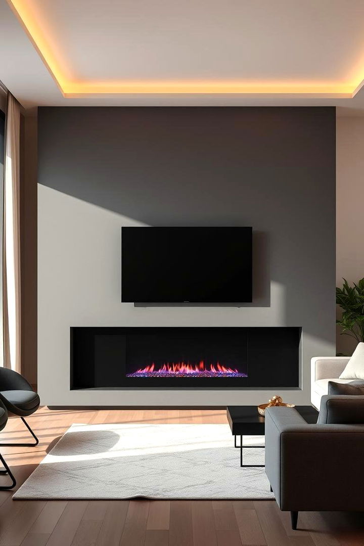 Modern Minimalist Electric Fireplace - Electric Fireplace Design Ideas for Modern Homes