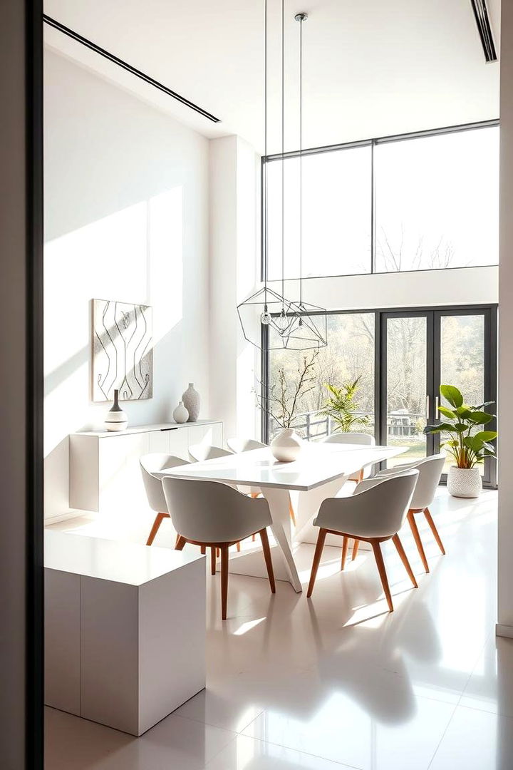 Modern Minimalist Elegance - Modern Dining Room Design Ideas for Your Home