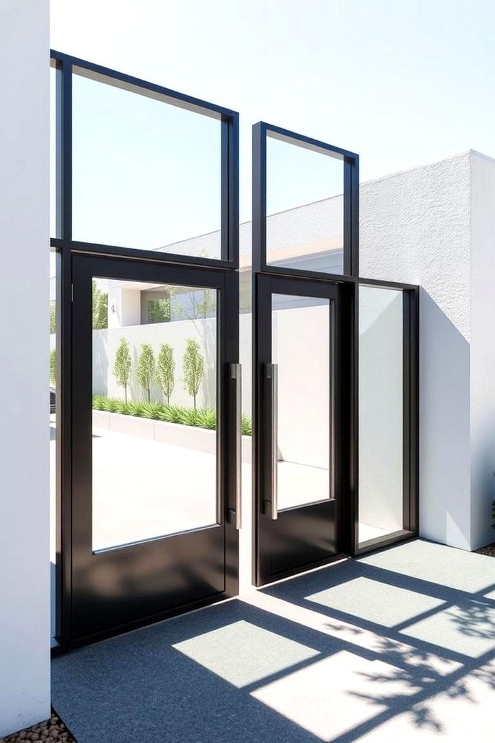 Modern Minimalist Front Gate - Front Gate Ideas to Elevate Curb Appeal