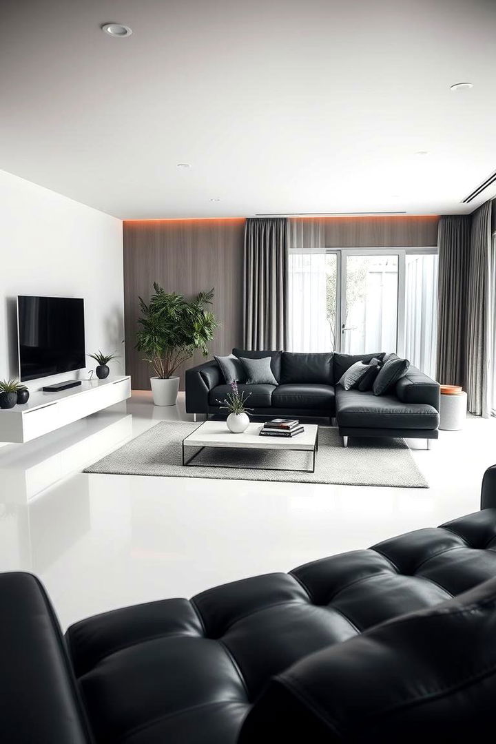 22 Living Room Ideas Featuring Bold Black Couch Designs