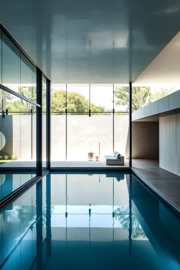 Modern Minimalist Pool House Design - Luxury Pool House with Outdoor Kitchen Ideas for Entertaining