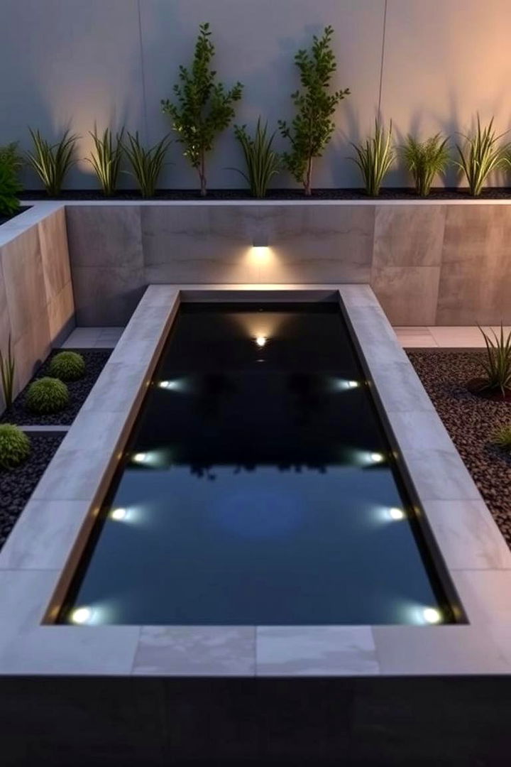 Modern Minimalist Raised Garden Pond - Raised Garden Pond Designs for Water Features