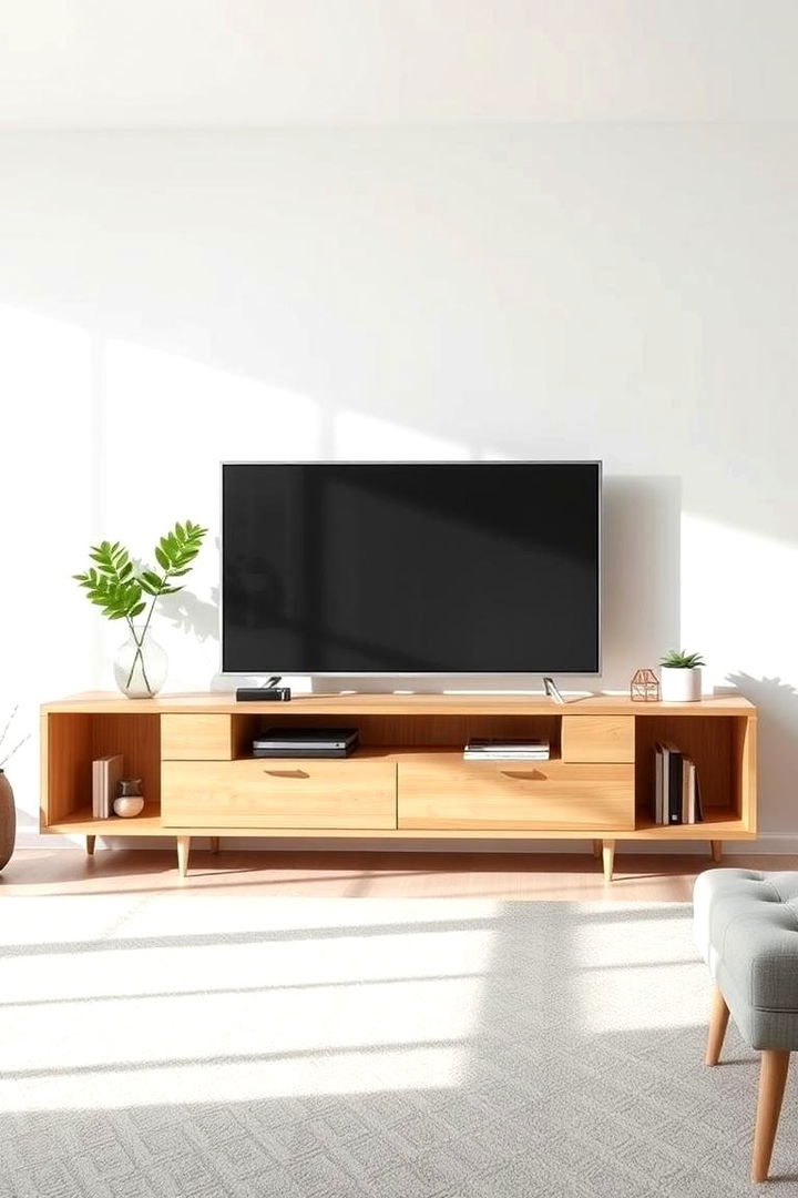 Modern Minimalist TV Stand - TV Stand Ideas to Transform Your Entertainment Space