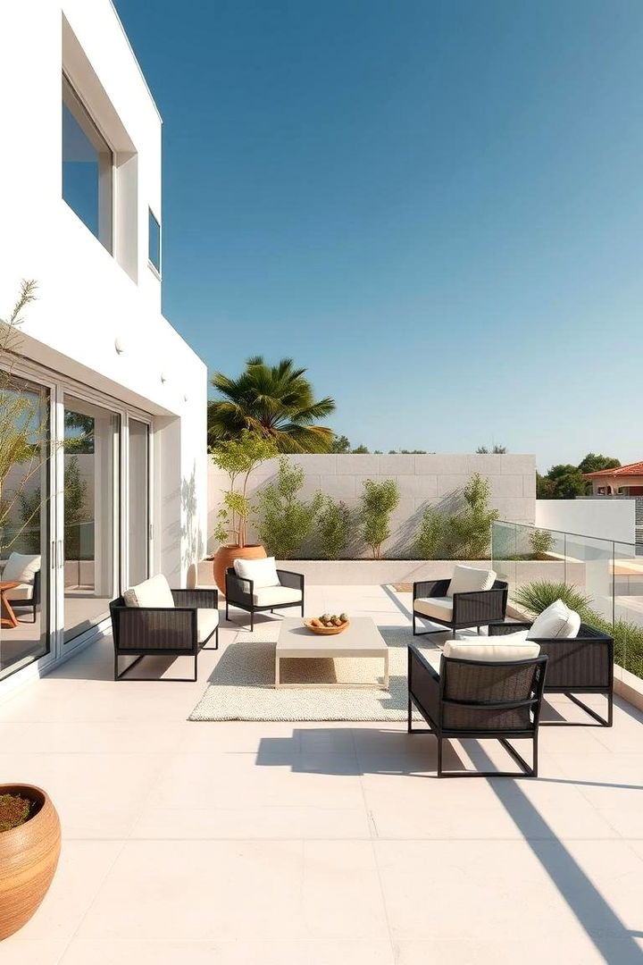 Modern Minimalist Terrace - Terrace Design Ideas for Stylish Outdoor Living