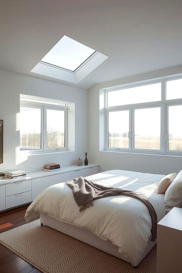 Modern Minimalist Windows - Bedroom Window Ideas to Maximize Light and Privacy