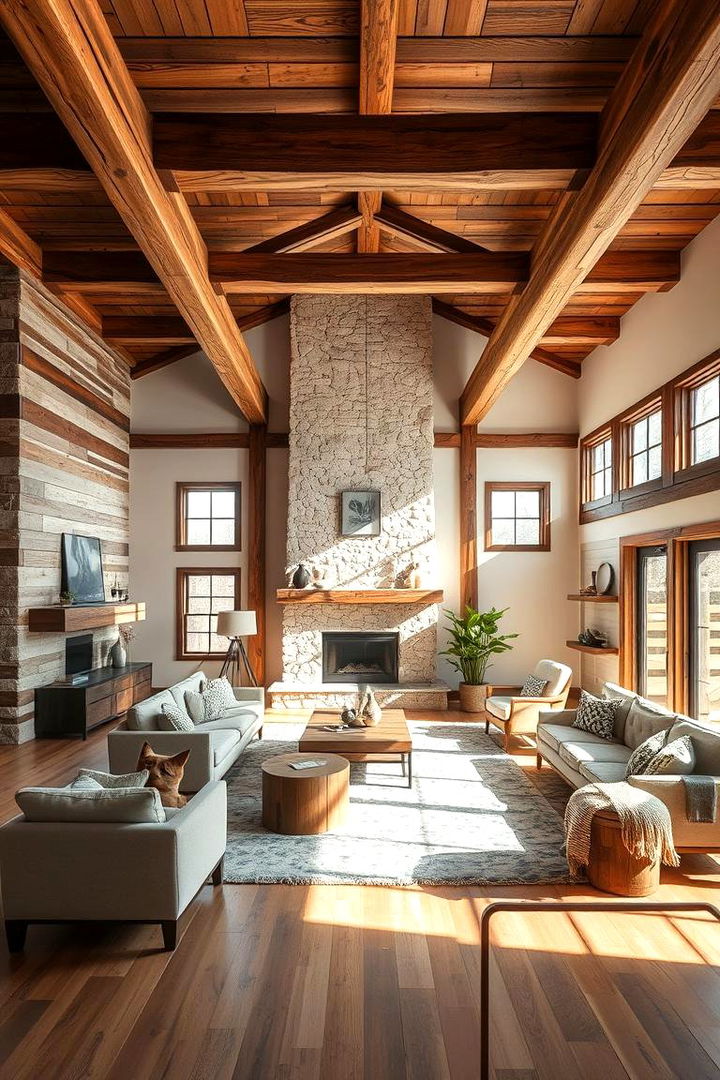 Modern Rustic Charm - Barndominium Interior Ideas for Spacious Living