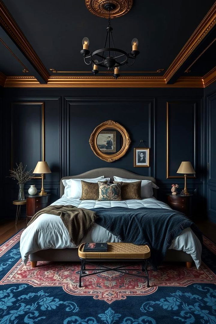 Moody Color Palette - Dark Boho Bedroom Ideas for Eclectic Charm