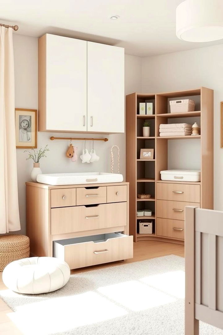 Multi functional Storage Furniture - Nursery Storage Ideas to Maximize Space and Organization