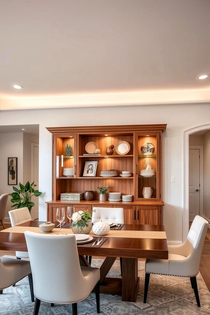Multifunctional Display Hutch - Dining Room Hutch Ideas for Storage and Style