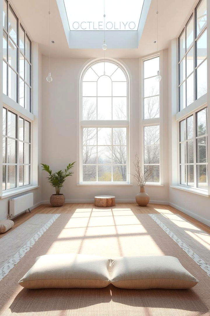 Natural Light Focused Meditation Room - Meditation Room Ideas to Design a Peaceful Home Sanctuary