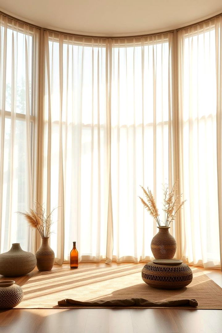Natural Light Oasis - Boho Meditation Room Ideas for Zen Spaces