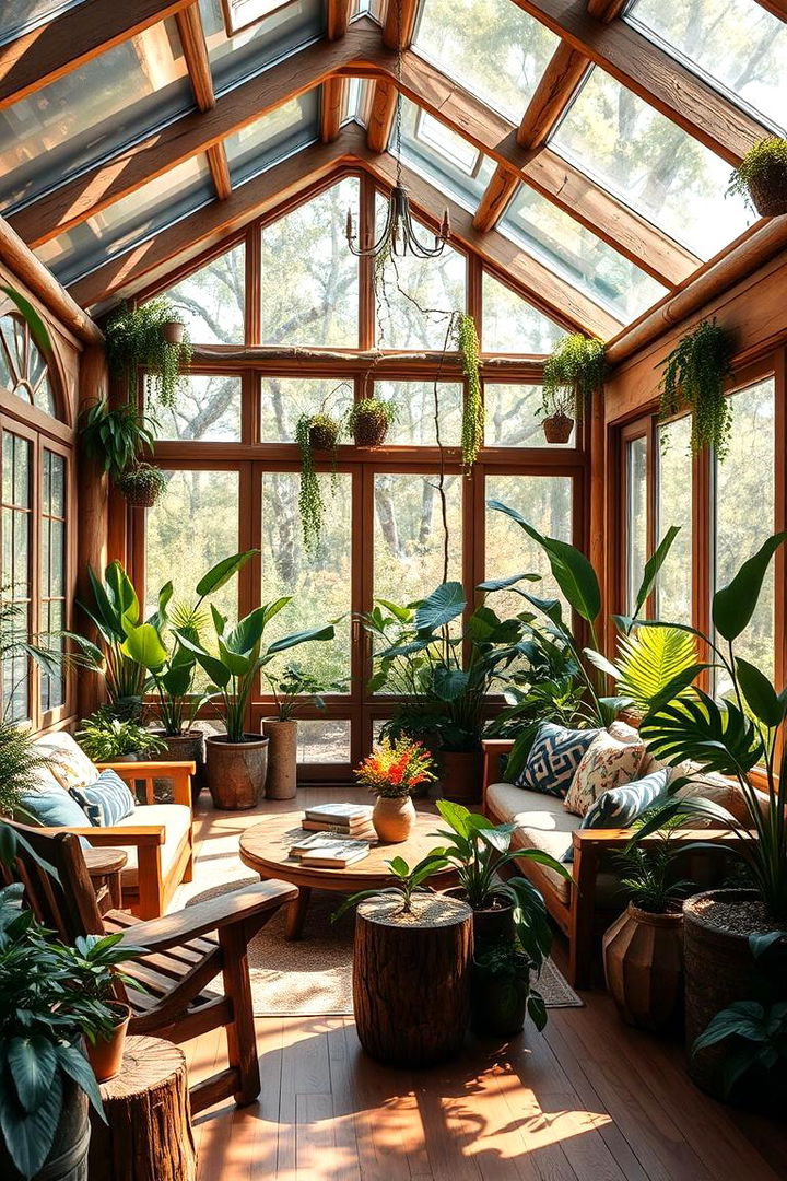 Natural Oasis - Bright & Airy Sunroom Decor Ideas for Year-Round Comfort