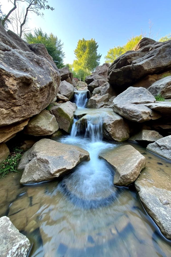 Natural Stone Cascades - Backyard Waterfall Ideas to Enhance Natural Beauty