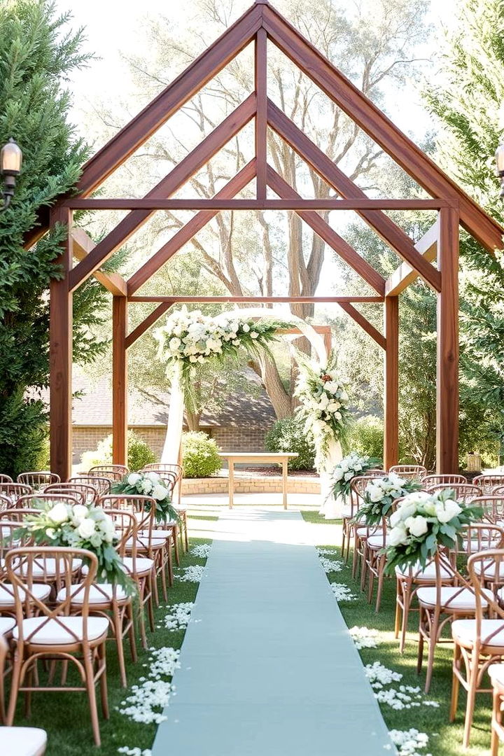 Nature Inspired Ceremony Decor - Sage Green Wedding Ideas for Earthy, Romantic Celebrations