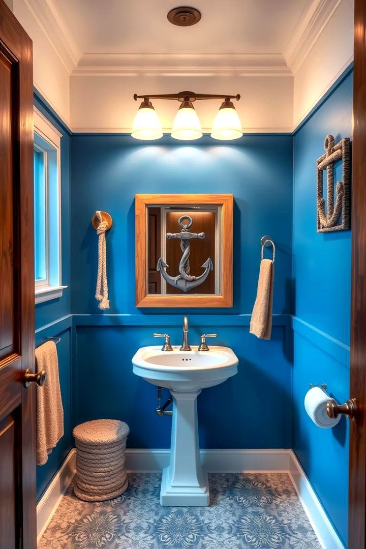 Nautical Adventure Bathroom - Boy Bathroom Ideas with Playful Themes and Durability