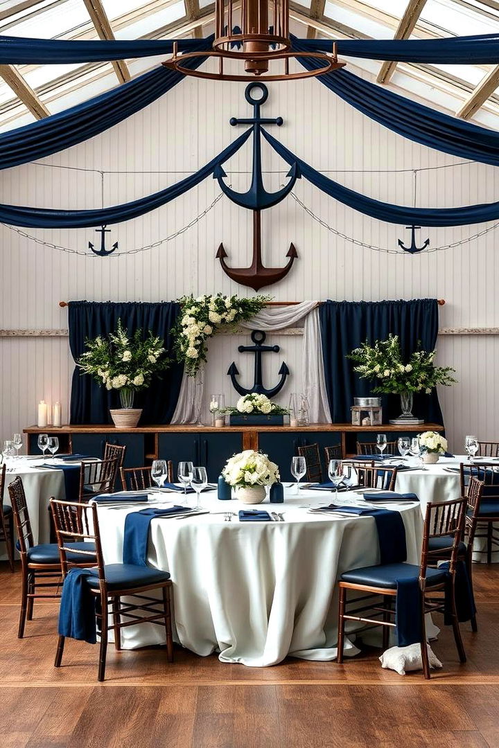 Nautical Blue Accents - Stunning Blue Wedding Theme Ideas for Your Dream Day