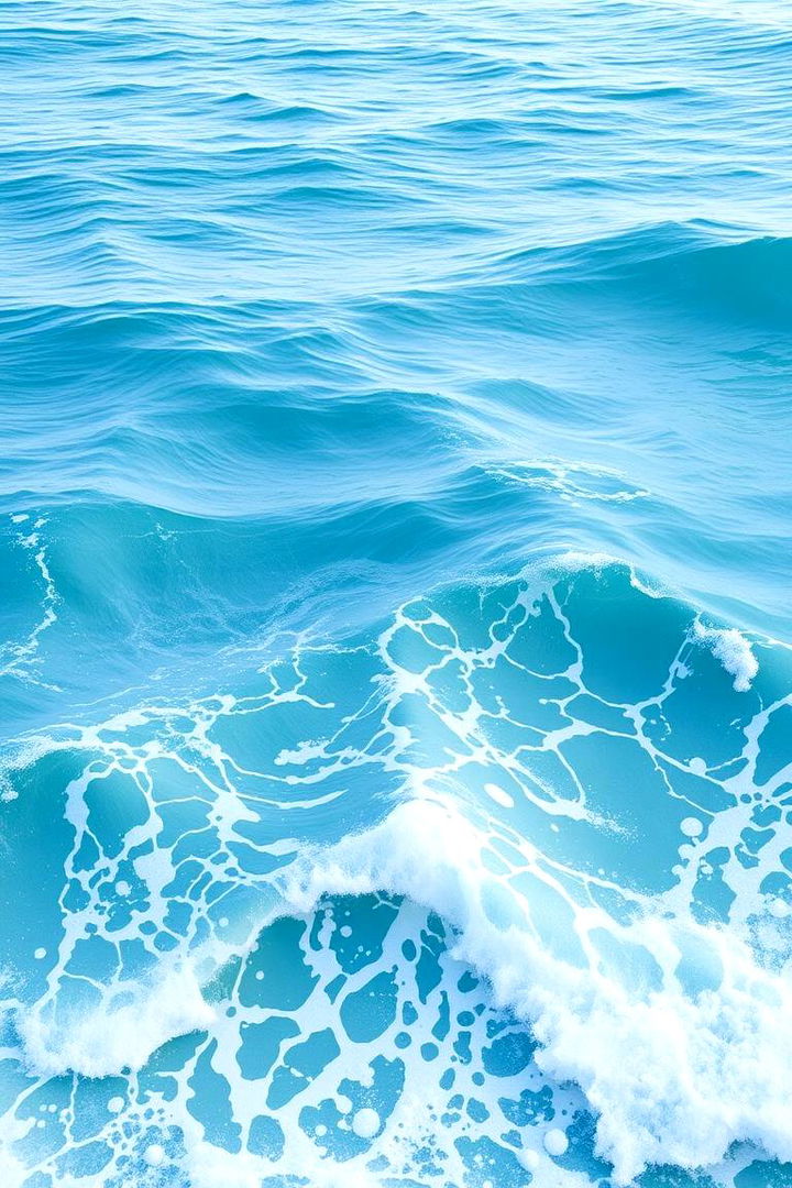 Oceanic Serenity - Bathroom Mural Ideas: Artistic Wall Transformations