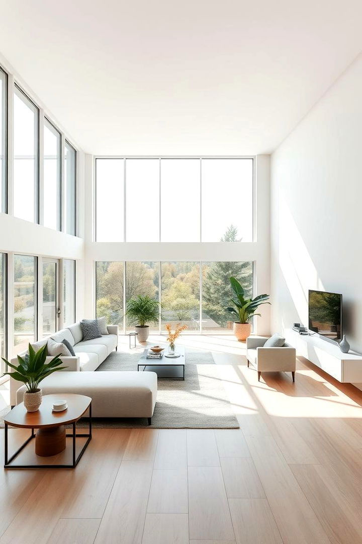 Open Concept Oasis - Functional Living Room Layout Ideas for Optimal Flow