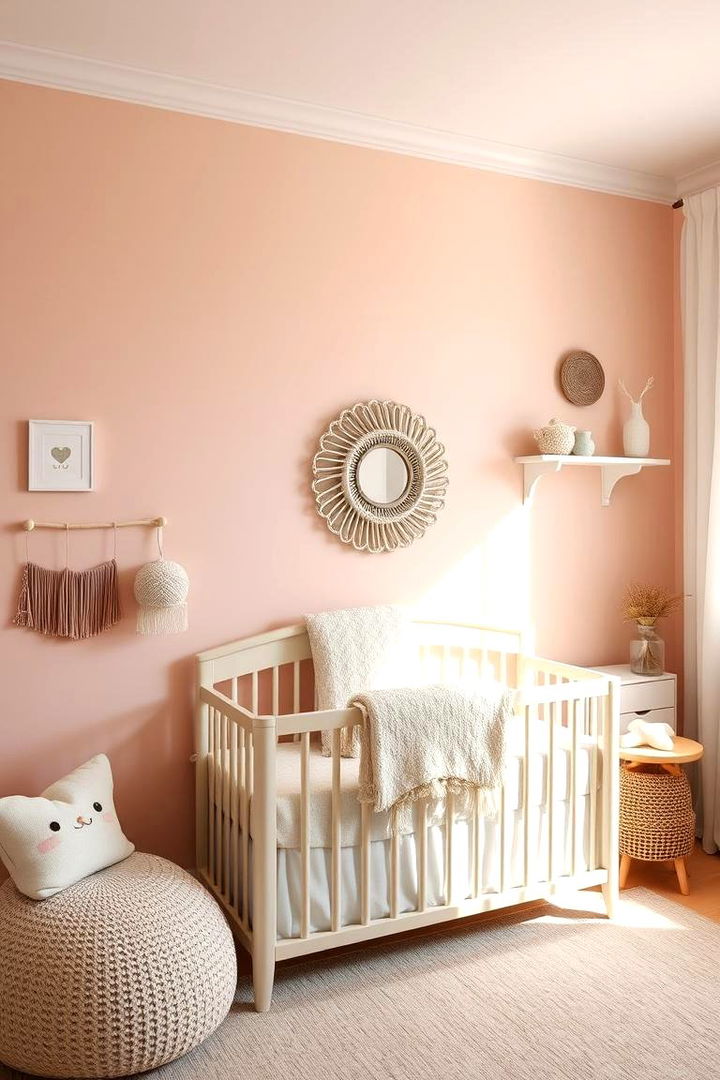 Pastel Palette Perfection - Whimsical Nursery Accent Wall Ideas for Playful Spaces