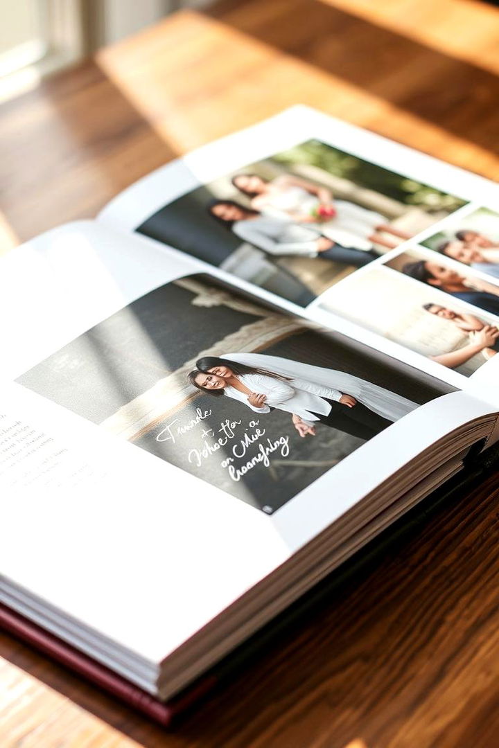 Personalized Photo Album - First Wedding Anniversary Gift Ideas for Paper Themes