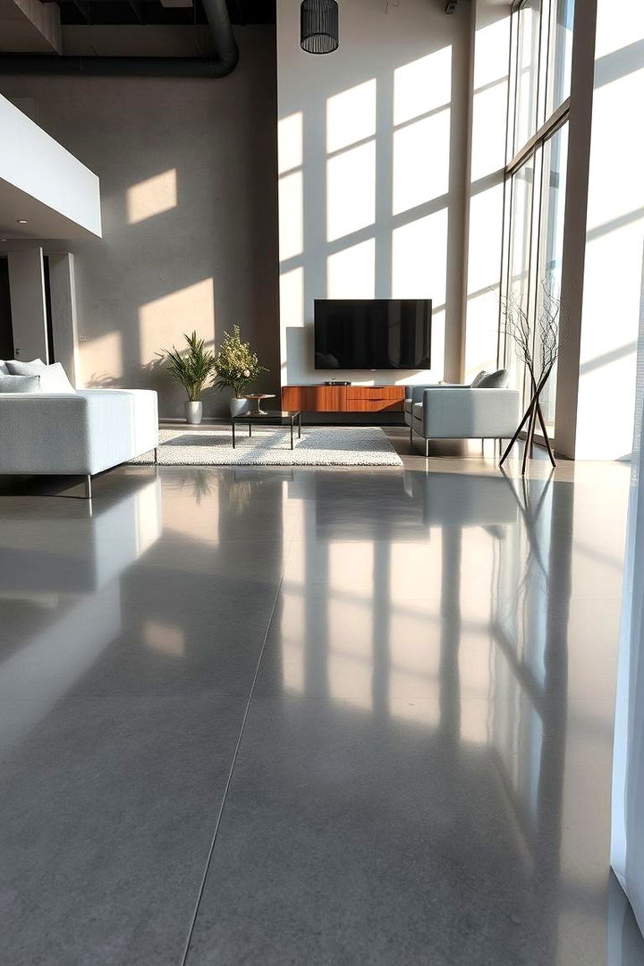 Polished Concrete Floors - Concrete Floor Ideas for Durable & Stylish Home Surfaces