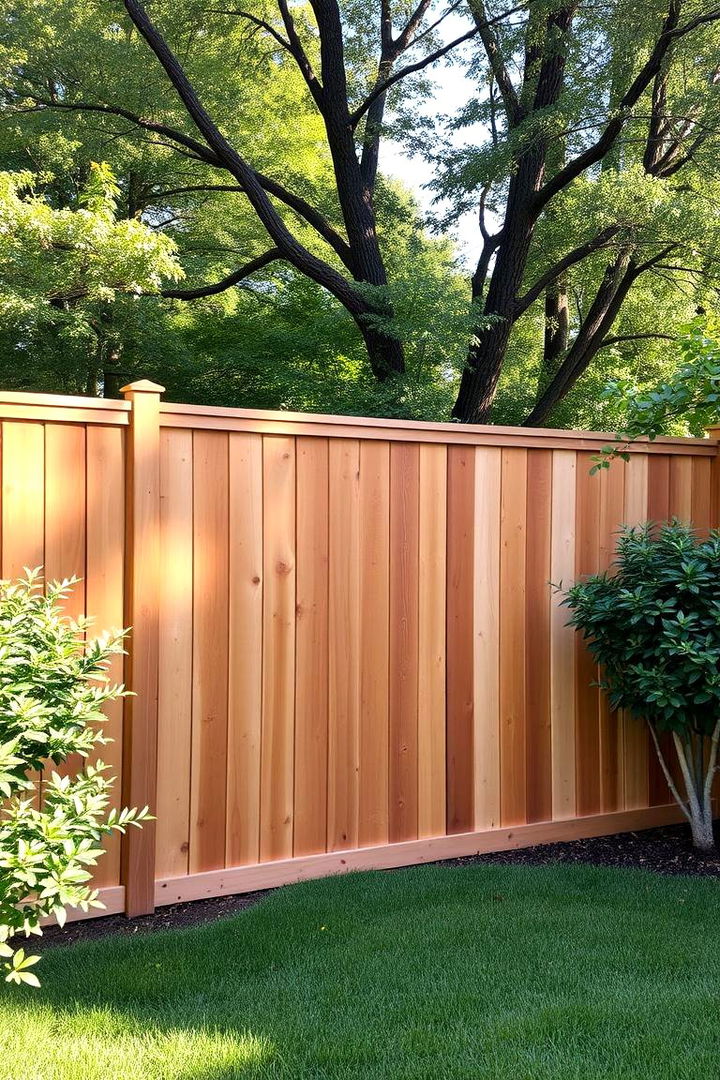 Privacy Wooden Fence - Backyard Fence Ideas to Boost Privacy and Style
